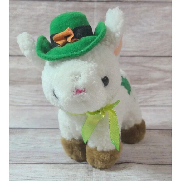Kiddiefun Dublin Ireland Plush St. Paddy's Lamb Sheep Stuffed Animal Kiddifen 7" - Picture 1 of 4
